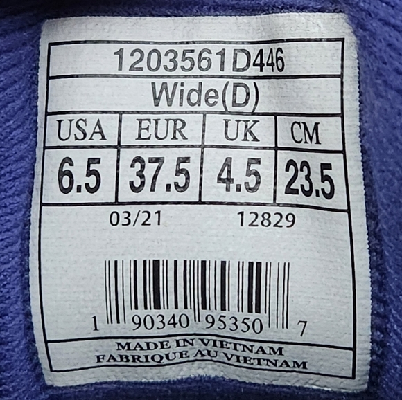 Brooks Ghost 14 Running Shoes Peacoat/Yucca/Navy Women's Size 6.5 - Picture 9 of 9